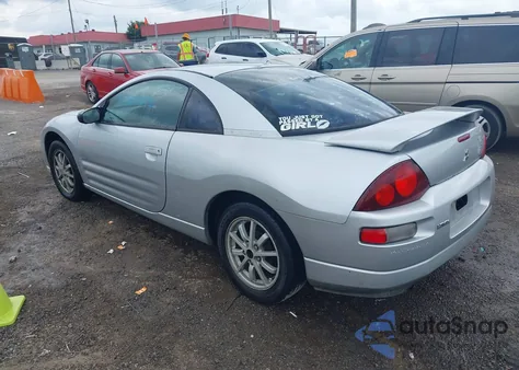 2002 Mitsubishi Eclipse Gs z USA, uszkodzony, nr VIN 4A3AC44G22E026726